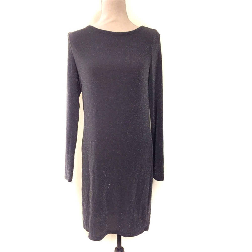 Michael Kors Dress Size M Gray/Metallic Lo…